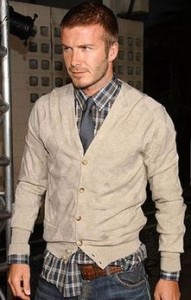 ベージュカーディガン2